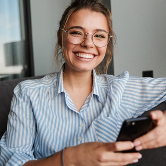 Woman smiling in Portland