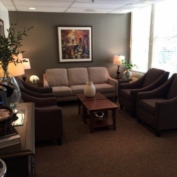 Dental office waiting room